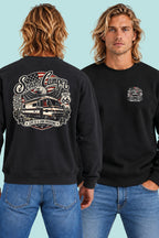 Sudadera Mario Sons of Camper color Negro, vista hombre