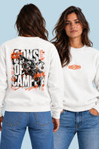 Sudadera Radical Sons of Camper color Blanco, vista mujer