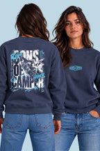Sudadera Radical Sons of Camper color Navy, vista mujer