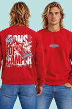 Sudadera Radical Sons of Camper color Rojo, vista hombre