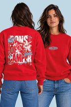 Sudadera Radical Sons of Camper color Rojo, vista mujer