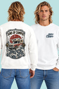 Sudadera River Sons of Camper color Blanco, vista hombre