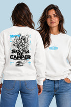 Sudadera Snow Sons of Camper color Blanco, vista mujer