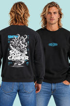 Sudadera Snow Sons of Camper color Negro, vista hombre