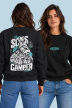 Sudadera Snowmass Sons of Camper color Negro, vista mujer