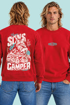 Sudadera Snowmass Sons of Camper color Rojo, vista hombre