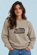Sudadera T 4 Sons of Camper color Arena, vista mujer