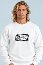 Sudadera T 4 Sons of Camper color Blanco, vista hombre
