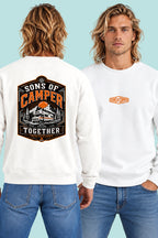 Sudadera Together Sons of Camper color Blanco, vista hombre
