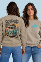 Sudadera Wander Sons of Camper color Arena, vista mujer