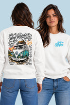 Sudadera Wander Sons of Camper color Blanco, vista mujer