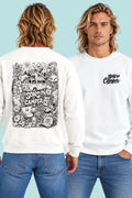 Sudadera Wild Sons of Camper color Blanco, vista hombre