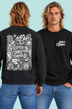 Sudadera Wild Sons of Camper color Negro, vista hombre