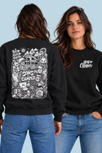 Sudadera Wild Sons of Camper color Negro, vista mujer
