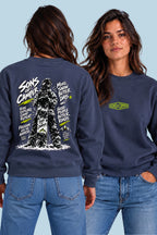Sudadera Zermatt Sons of Camper color Navy, vista mujer