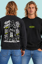 Sudadera Zermatt Sons of Camper color Negro, vista hombre